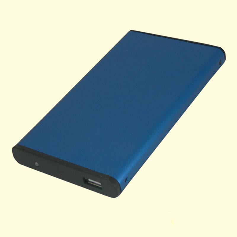 Aluminium shell USB2.0 JM20329 chip hdd enclosure Supports all 2.5 